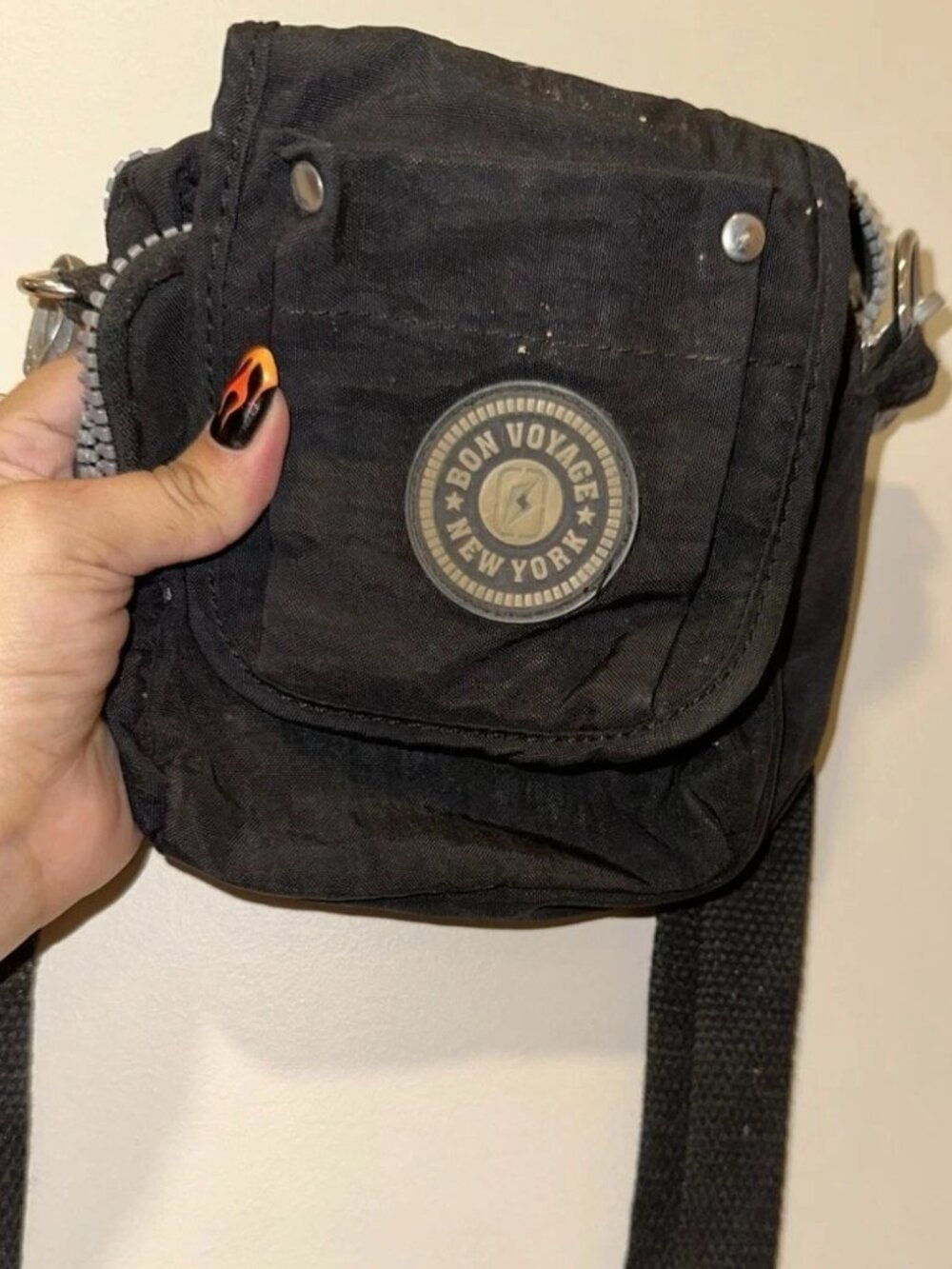 Bon Voyage New York Crossbody Bag Handbag Purse Travel